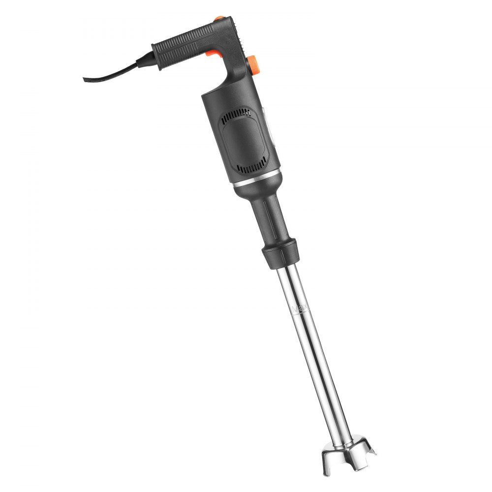VEVOR Commercial Immersion Blender, 500W, 16-inch, Heavy-Duty Hand Mixer for Restaurant, Handheld Stick for Soups & Sauces, Pure-Copper Motor, Variable Speed, Stainless Steel 3-Blade Head, Lock