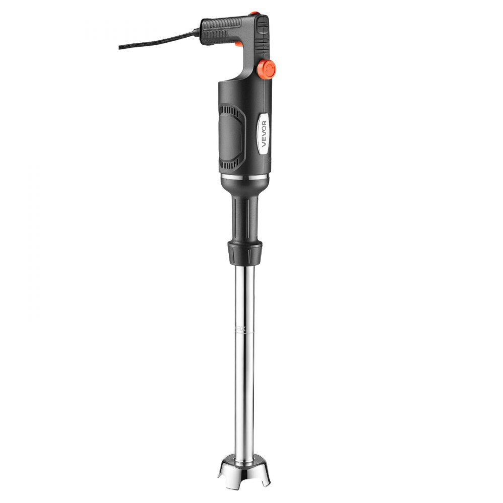 VEVOR Commercial Immersion Blender, 500W, 20-inch, Heavy-Duty Hand Mixer for Restaurant, Handheld Stick for Soups & Sauces, Pure-Copper Motor, Variable Speed, Stainless Steel 3-Blade Head, Lock