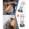 VEVOR Hand Truck, 600 lbs Load Capacity, Heavy-Duty Hand Truck Dolly with Wheels & Telescoping Handle, Portable Trolley Dolly with Tie-down Strap for Moving Home, Office, Warehouse, Supermarket