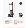 VEVOR Hand Truck, 600 lbs Load Capacity, Heavy-Duty Hand Truck Dolly with Wheels & Telescoping Handle, Portable Trolley Dolly with Tie-down Strap for Moving Home, Office, Warehouse, Supermarket
