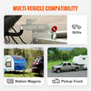 VEVOR Straight Trailer Coupler, for 2-Inch Hitch Ball, 2-Inch Channel, 3500 lbs Capacity, Heavy Duty Trailer Tongue Coupler, Ideal for Towing Station Wagons, Pickup Trucks, SUVs, Zinc Plated Surface