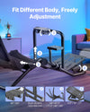 VEVOR Racing Wheel Stand, Heavy-Duty Integrated Simulator Cockpit Steering Stand, Fit Logitech G25,G27,G29,G920,G923, Thrustmaster T300RS,TX F458,T500RS,T3PA-PRO (F1/GT) and CSR Pedals, Black