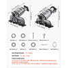 VEVOR Catalytic Converter, 2 Pack, Compatible with Ford Police Interceptor Sedan Explorer FLEX Police Interceptor Utility Taurus/Lincoln MKS MKT MKZ, 3.5L V6, Front, Left, Right, Replacement OE 30585