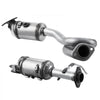 VEVOR Catalytic Converter, 2 Pack, Compatible with 2012-2017 Jeep Wrangler 3.6L V6, Front, Replacement OE 641511, Stainless Steel Material High Flow Catalytic Converter, for Exhaust Gas Purification