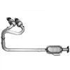 VEVOR Catalytic Converter, 2 Pack, Compatible with 2004-2006 Jeep Wrangler 4.0L L6, Front, Rear, Replacement OE 645174, Stainless Steel Material High Flow Converter, for Exhaust Gas Purification