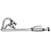 VEVOR Catalytic Converter, 2 Pack, Compatible with 2004-2006 Jeep Wrangler 4.0L L6, Front, Rear, Replacement OE 645174, Stainless Steel Material High Flow Converter, for Exhaust Gas Purification