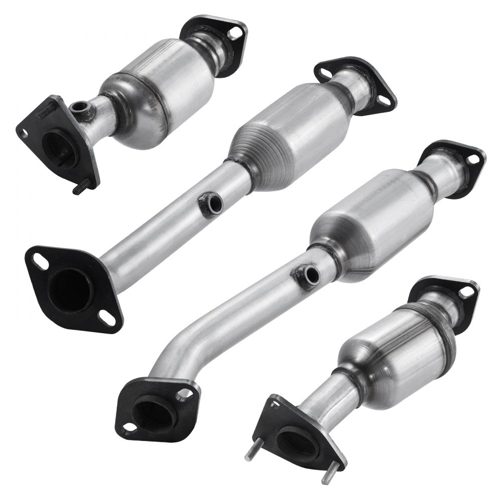 VEVOR Catalytic Converter, Compatible with Nissan Frontier NV1500 NV2500 NV3500 Pathfinder Xterra/Suzuki Equator, 4.0L V6, Front, Left, Rear, Right, Replacement OE 16399, for Exhaust Gas Purification