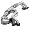 VEVOR Catalytic Converter, Compatible with Subaru Forester Impreza Legacy Outback/ SAAB 9-2X, 2.5L H4, Front, Replacement OE 16564, Stainless Steel High Flow Converter, for Exhaust Gas Purification