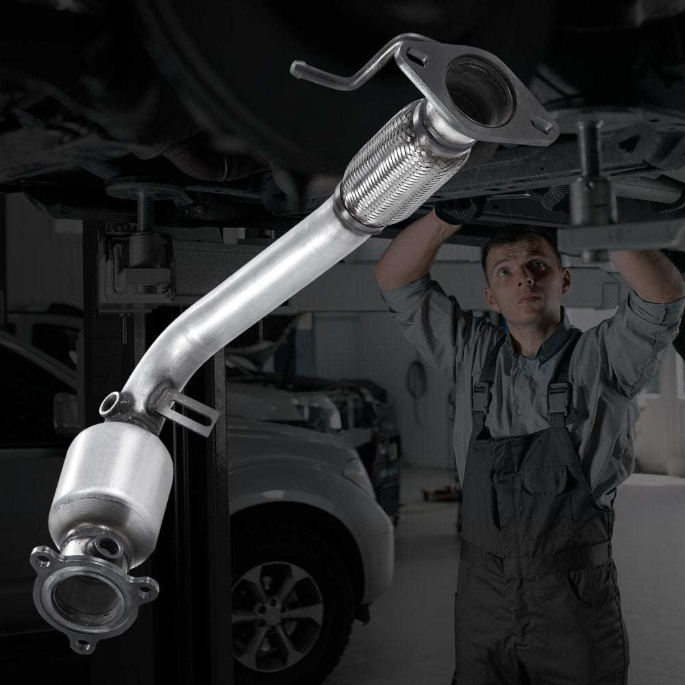 VEVOR Catalytic Converter, Compatible with Chevrolet Equinox/GMC Terrain/Chevy Captiva Sport, 2.4L L4, Front, Replacement OE 16581 16796, Stainless Steel High Flow, for Exhaust Gas Purification