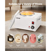 VEVOR Single Wax Warmer, 3000ML 300W Professional Wax Warmer for Hair Removal, 32 ℉ to 248 ℉ Adjustable Electric Waxing Heater Pot with 100PCS Sticks & 50PCS Papers for Home Use, Beauty Salon, Spa