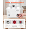 VEVOR Single Pot Wax Warmer, 3000ML 300W Professional Wax Warmer for Hair Removal, 32 ℉ - 212℉ Adjustable Electric Waxing Heater with 100PCS Waxing Sticks for Home Use, Beauty Salon, Spa