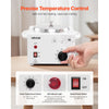 VEVOR Single Wax Warmer, 600ML Professional Wax Warmer for Hair Removal, 32 ℉ to 176℉ Adjustable Electric Waxing Heater Pot with 100PCS Waxing Sticks for Home Use, Beauty Salon, Spa