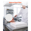 VEVOR 100 Pack Fryer Filter Paper, Replacement Deep Fryer Filter Sheets, for 38/55L Commercial Mobile Machine, Extend Oil Life for Improved Taste, for Restaurant, Kitchen, Burger Shop, 11.4x11.4 in