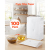 VEVOR 100 Pack Fryer Filter Paper, Replacement Deep Fryer Filter Sheets for 38/55L Commercial Mobile Fryer Filter Machine, Extend Oil Life for Improved Taste, for Restaurant Burger Shop, 15x13 inch