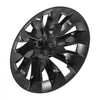 VEVOR Hubcaps Wheel Covers for 2017-2023 Tesla Model 3, 18 Inch Set of 4 Wheel Rim Cover Hubcaps OEM Style Replacement, R18 Size Snap On Car Hub Caps, Premium 10-Spoke ABS Tire Rim Caps, Matte Black