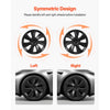 VEVOR Hubcaps Wheel Covers for 2021-2024 Tesla Model Y, 19 Inch Set of 4 Wheel Rim Cover Hubcaps OEM Style Replacement, R19 Size Snap On Car Hub Caps, Premium 7-Spoke ABS Tire Rim Caps, Matte Black