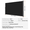 VEVOR Retractable Side Awning, 63''x 118'' Aluminum Outdoor Privacy Screen, 280g Polyester Water-proof Retractable Patio Screen, UV 30+ Room Divider Wind Screen for Patio, Backyard, Balcony, Black