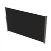 VEVOR Retractable Side Awning, 71''x 118'' Aluminum Outdoor Privacy Screen, 280g Polyester Water-proof Retractable Patio Screen, UV 30+ Room Divider Wind Screen for Patio, Backyard, Balcony, Black