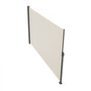 VEVOR Retractable Side Awning, 71''x 118'' Aluminum Outdoor Privacy Screen, 280g Polyester Water-proof Retractable Patio Screen, UV 30+ Room Divider Wind Screen for Patio, Backyard, Balcony, Beige