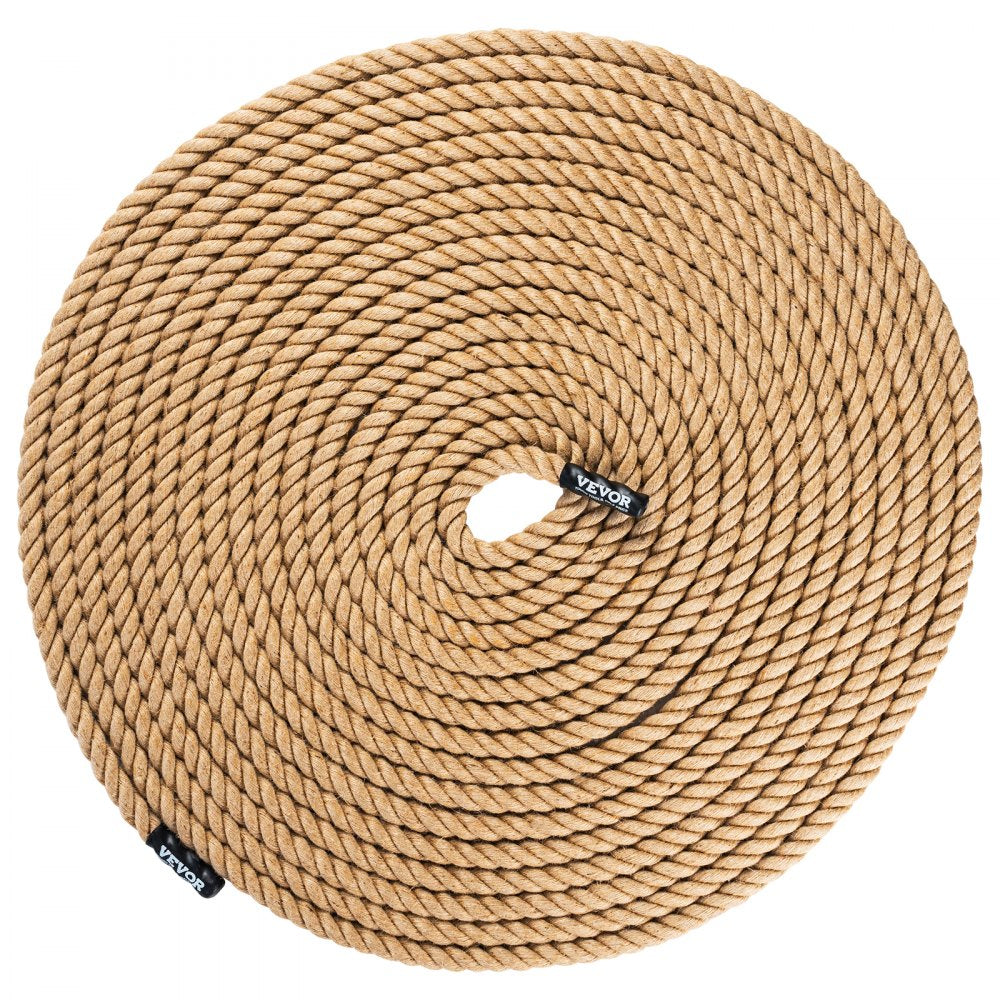 VEVOR Gym Climbing Rope, 1" Diameter 100 ft Length Gym Fitness Training Rope, Gym Exercise Workout Rope for Adults, Climbing Rope for Fitness and Strength Training, Climbing Exercise, Home Workout