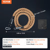 VEVOR Gym Climbing Rope, 1.5" Diameter 10 ft Length Gym Fitness Training Rope, Gym Exercise Workout Rope for Adults, Climbing Rope for Fitness and Strength Training, Climbing Exercise, Home Workout