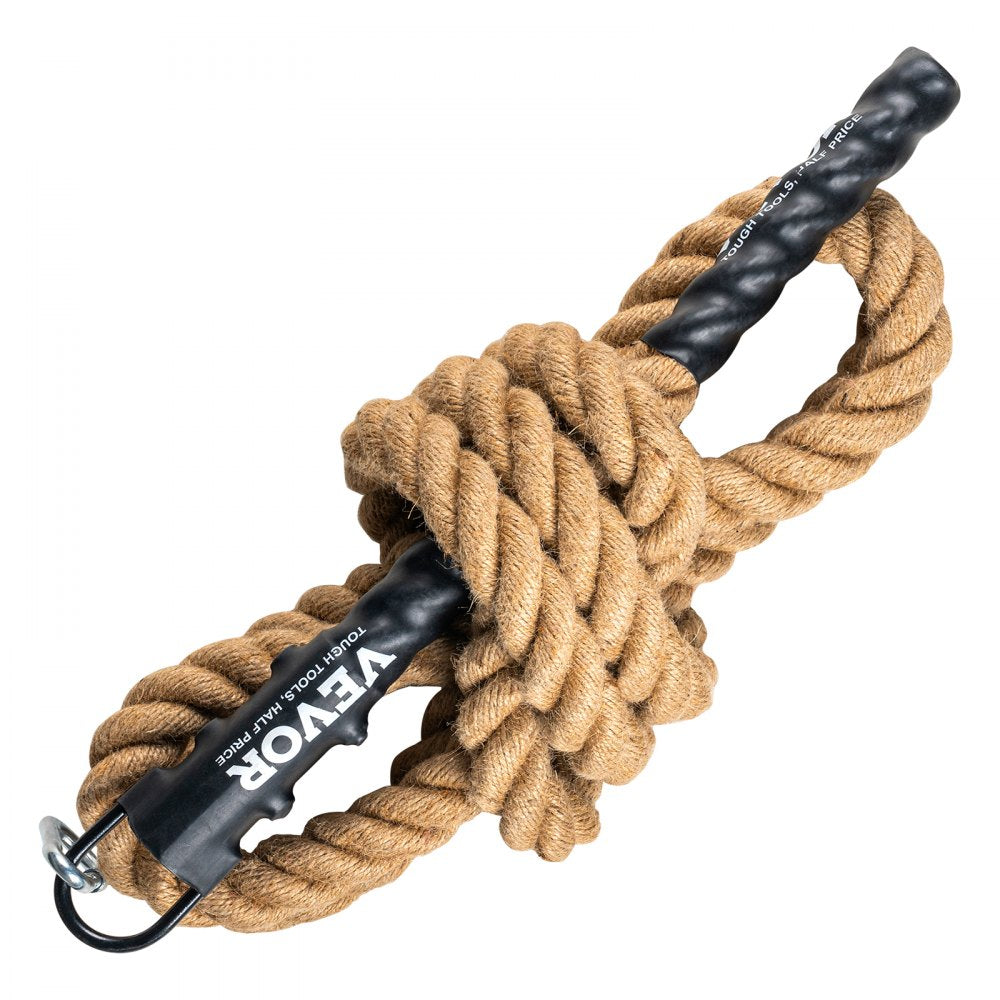 VEVOR Gym Climbing Rope, 1.5" Diameter 30 ft Length Gym Fitness Training Rope, Gym Exercise Workout Rope for Adults, Climbing Rope for Fitness and Strength Training, Climbing Exercise, Home Workout