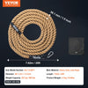 VEVOR Gym Climbing Rope, 1.5" Diameter 25 ft Length Gym Fitness Training Rope, Gym Exercise Workout Rope for Adults, Climbing Rope for Fitness and Strength Training, Climbing Exercise, Home Workout