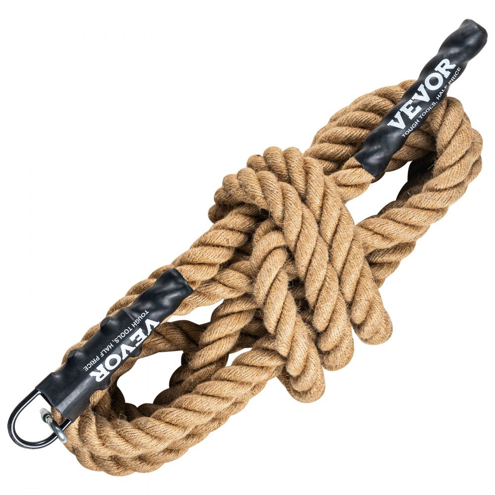 VEVOR Gym Climbing Rope, 1.5" Diameter 25 ft Length Gym Fitness Training Rope, Gym Exercise Workout Rope for Adults, Climbing Rope for Fitness and Strength Training, Climbing Exercise, Home Workout