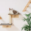 VEVOR Wall Mounted Cat Shelves, Cat Wall Shelves and Perches with Jumping Boards,  Cat Beds, Hammocks & Cat Tree, Cat Furniture and Shelves up to 40 lbs for Sleeping, Playing, Climbing, Set of 7