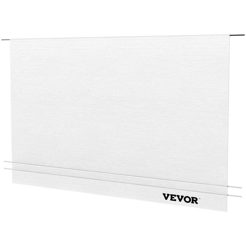 VEVOR RV Awning Fabric Replacement, 14 ft, 15oz Vinyl Waterproof Sun Shade, Outdoor Canopy RV Replacement Fabric for Camper, Trailer, and Motor Home Awnings, Fabric Size 13 ft 2 inWhite