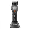 VEVOR Hair Clipper for Men with Magnetic Motor 10000RPM, Cordless Barber Clipper with DLC Fade Blade, Men's Hair Cutting Grooming Kit with 8 Guide Combs for Home Barber, Ideal Gift for Man