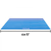 VEVOR RV Awning 15\' Camper Awning Fabric, Trailer Awning Canopy Patio Camping Car Awning, Durable 15oz Vinyl Roller Tube for RV, Van, SUV, Patio Awning Replacement Ocean Blue Fade