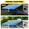 VEVOR RV Awning 18\' Camper Awning Fabric, Trailer Awning Canopy Patio Camping Car Awning, Durable 15oz Vinyl Roller Tube for RV, Van, SUV, Patio Awning Replacement Ocean Blue Fade