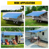 VEVOR RV Awning 20\' Camper Awning Fabric, Trailer Awning Canopy Patio Camping Car Awning, Vinyl Roller Tube for RV, Van, SUV, Awning Replacement Ocean Blue Fade