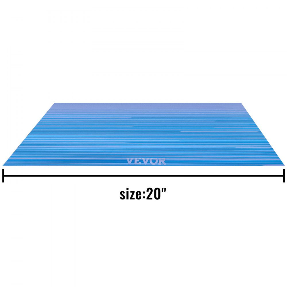 VEVOR RV Awning 20\' Camper Awning Fabric, Trailer Awning Canopy Patio Camping Car Awning, Vinyl Roller Tube for RV, Van, SUV, Awning Replacement Ocean Blue Fade