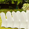 VEVOR Stretch Spandex Folding Chair Covers, Universal Fitted Chair Cover, Removable Washable Protective Slipcovers, for Wedding, Holiday, Banquet, Party, Celebration, Dining (100PCS Beige)