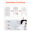 VEVOR Stretch Spandex Folding Chair Covers, Universal Fitted Chair Cover, Removable Washable Protective Slipcovers, for Wedding, Holiday, Banquet, Party, Celebration, Dining (30PCS White)