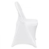VEVOR Stretch Spandex Folding Chair Covers, Universal Fitted Chair Cover, Removable Washable Protective Slipcovers, for Wedding, Holiday, Banquet, Party, Celebration, Dining (30PCS White)