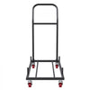 VEVOR Folding Chair Dolly, Iron Commercial Cart with 12 Chairs Capacity, Folding Chairs Rack Trolley with 4 Casters, Storage Transport Dolly for Flat Stacking Plastic Resin and Wood Chairs, Black