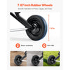 VEVOR Folding Chair Rack, 150 LBS Capacity, Heavy-duty Chair Cart for Stacking 10 Chairs, Multi-Function Metal Chair Storage Dolly with Rubber Wheels, Push-Style Chair Holder, Matte Black