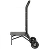 VEVOR Folding Chair Rack, 150 LBS Capacity, Heavy-duty Chair Cart for Stacking 10 Chairs, Multi-Function Metal Chair Storage Dolly with Rubber Wheels, Push-Style Chair Holder, Matte Black