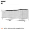 VEVOR Baseball Batting Netting, Professional Softball Baseball Batting Hitting Training Net, Practice Portable Pitching Cage Net with Door & Carry Bag, Heavy Duty Enclosed PE Netting, 35FT (NET ONLY)