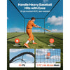 VEVOR Baseball Batting Cage, 40 x 11 x 8.5 FT Freestanding Hitting Net, for Indoor & Outdoor Practice, 30-Ply Knotted HDPE Netting with Carabiner Hooks, Baseball Practice Net for Backyard, Net Only