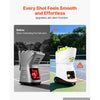 VEVOR Tennis Ball Machine,2H Runtimeand150 Ball Capacity Auto Ball Launcher, for Beginners and Pro Practice Training, with App Remote Control, Spin Control, 2 Training Modes, and Speeds up to 80MPH