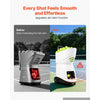 VEVOR Tennis Ball Machine,4H Runtimeand150 Ball Capacity Auto Ball Launcher, for Beginners and Pro Practice Training, with App Remote Control, Spin Control, 20 Training Modes, and Speeds up to 80MPH