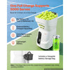 VEVOR Tennis Ball Machine,4H Runtimeand110 Ball Capacity Auto Ball Launcher, for Beginners and Pro Practice Training, with App Remote Control, Spin Control, 2 Training Modes, and Speeds up to 75MPH