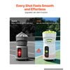 VEVOR Tennis Ball Machine,4H Runtimeand110 Ball Capacity Auto Ball Launcher, for Beginners and Pro Practice Training, with App Remote Control, Spin Control, 2 Training Modes, and Speeds up to 75MPH