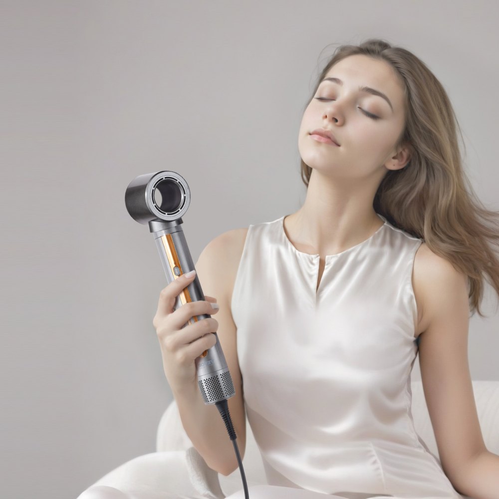 VEVOR Hair Styler and Dryer Brush, 7-in-1 Professional Multi Styler, 110,000RPM High-Speed Hot Air Styler with Brushless Motor, 2 Auto-Wrap Curlers, 3 Brushes & 3 Nozzles, Ionic Blow Dryer for Styling