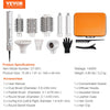 VEVOR Hair Styler Dryer Brush, 7-in-1 Professional Multi Styler, 110,000RPM High-Speed Hot Air Styler with Brushless Motor, 2 Auto-Wrap Curler, 3 Brushes & 3 Nozzle, 90° Folding Design for Fast Drying
