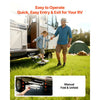 VEVOR RV Steps, 2-Step, 440 lbs Load Capacity, Manual Retractable RV Stairs, Telescopic Folding Aluminum Alloy Camper Steps, Steel Frame Non-Slip Entry Stairs for Camper Van Motorhome Travel Trailer